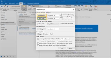 How to use custom font on New Outlook for Windows.